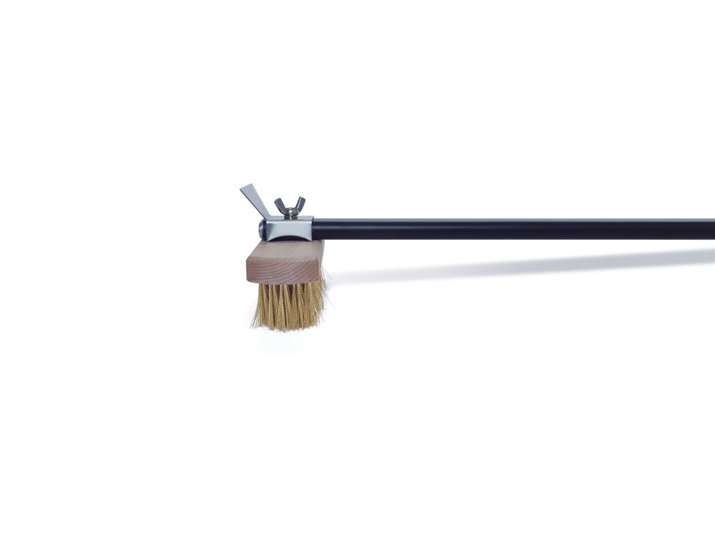 Large Pizza Oven Brush,Beveled Edge no Dead Angle Oven Cleaning Brush,  Outdoor Oven Accessories.