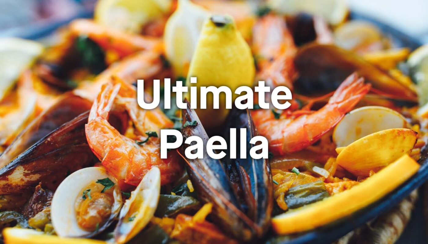 Ultimate wood fired paella